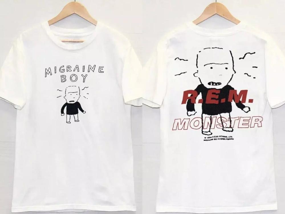 

Vintage 1994 REM Monster Migraine Boy T-Shirt Size Double Sides For Fans XL