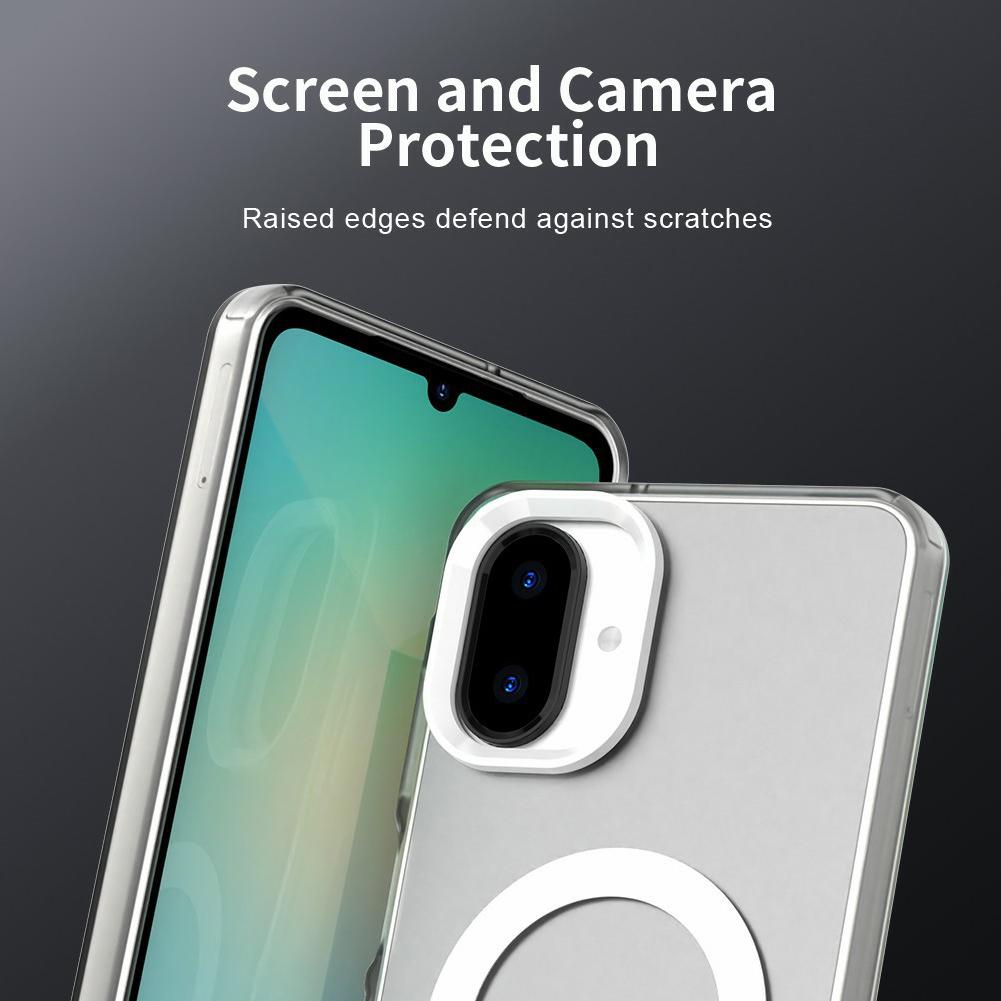 For Samsung Galaxy A07 4G Case Compatible with MagSafe Anti Drop Hybrid Phone Back Cover