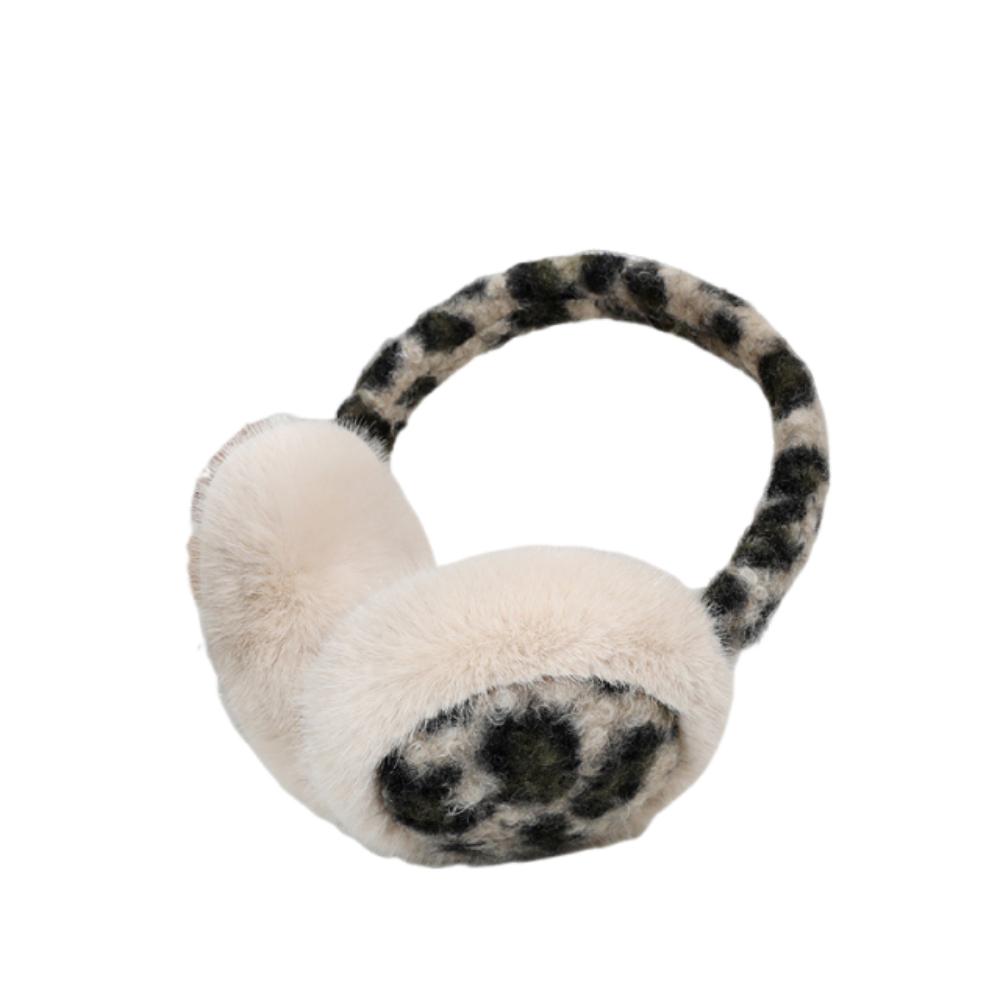 

Thicken Plushes Earmuffs Windproof Cold-proof Ear Mask Kawaii Cute Ear Cover Outdoors Activities бежевий