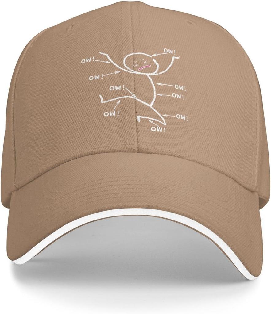 Figure Meme Baseball Cap Polyester Adjustable Outdoor Summer Hat