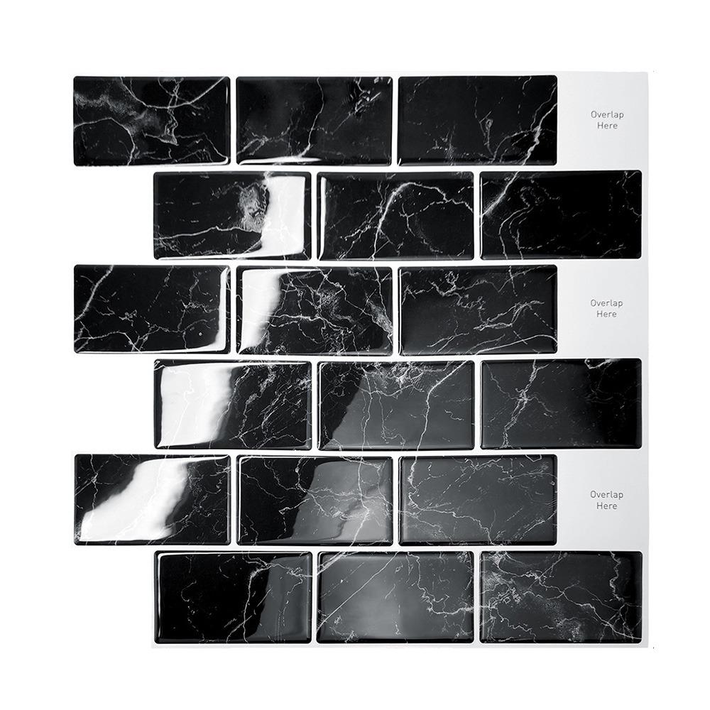 Self-adhesive 3D Stereo Wall Stickers Waterproof Oil Proof Backsplash Wall Decals Brick Design Moisture-proof