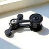 Ornamenti da Scrivania Pendolo Caotico, Singolo e Doppio Oscillazione EDC Metallo Scivolante Decorazione, Compatto Manuale Tavolo Regalo Per Uomini