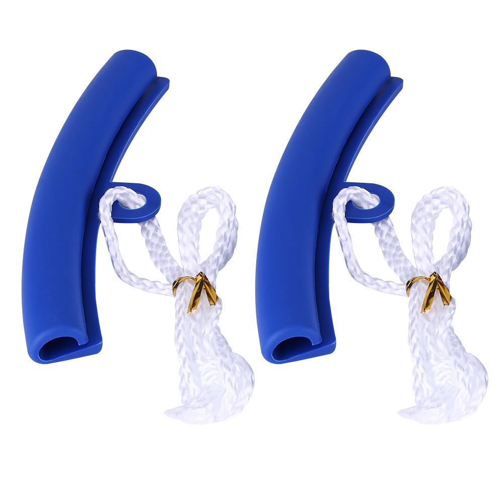 2Pcs Car Motorcycle Wheel Rim Protectors Tire Edge Protection Tyre Repairing Tools Blue