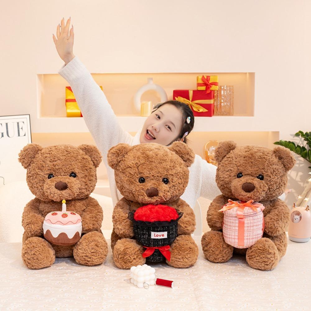 

Animal Surprise Gift Bear Plush Doll Love Cartoon Bouquet Doll Kids/Children Toys style 2