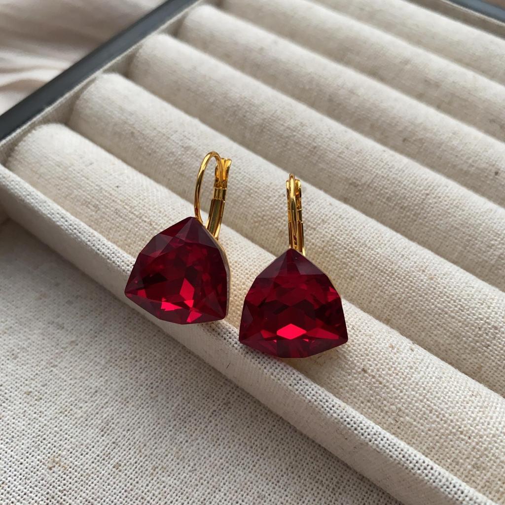 Triangular Ear Buckle Premium Earrings Ear Buckle Cold Wind Niche Simple Earrings Temperament Personality Sweet Dream Versatile