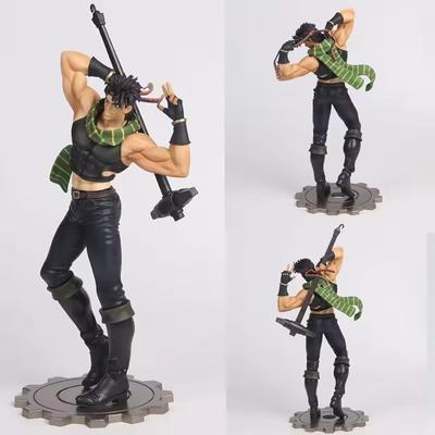 Jojo'S Bizarre Adventure Josef Joestar Action Figure Pop Culture Collectible Toy Hand-Made Er Qiao Swing Hammer Model Ornament