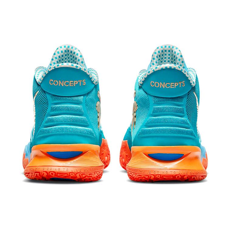 CONCEPTS X Nike Kyrie 7 Basketball Shoes Unisex Mid Top Blue Orange CT1135-900(S-BOX)