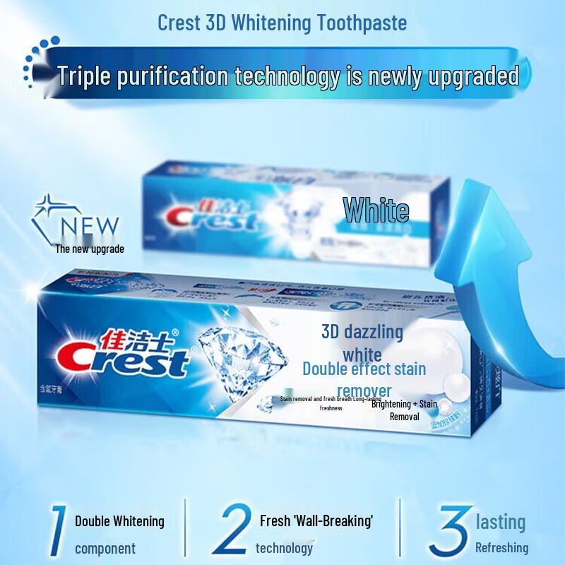 Crest 3D White Dual Action Toothpaste