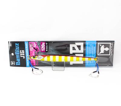 Jackall Metall-Jig Bambluz Semi Long Sakuramasu 120 Gramm Rotgold (3798)