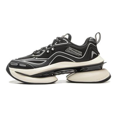 Li Ning Feidian Trail Chaussures de Lifestyle Confortables Minimalistes Amortissantes Durables Basses Chaussures pour Femmes Noir AZGV256-2