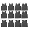 12pcs Outdoor Sports Vests Scrimmage Soccer Football Training Breathable Adults Jersey Football Player Training Vest