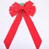 Christmas Tree Small Flocked Bows - 5.5CM - Pack of 12 Holiday Decorations