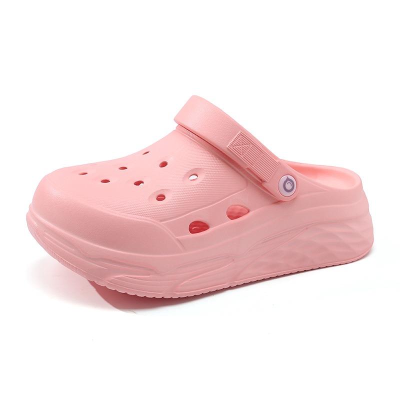 Summer hole shoes men's non-slip beach outdoor thick-soled bag head fashion versatile manufacturer
