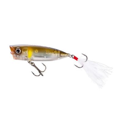 SHIMANO Bantam World Pop 69F Flash Boost Ghost Ayu 006 Freshwater Popper Lure for and Rivers ZR-P69U Bass, Lakes, Dams, Ponds,