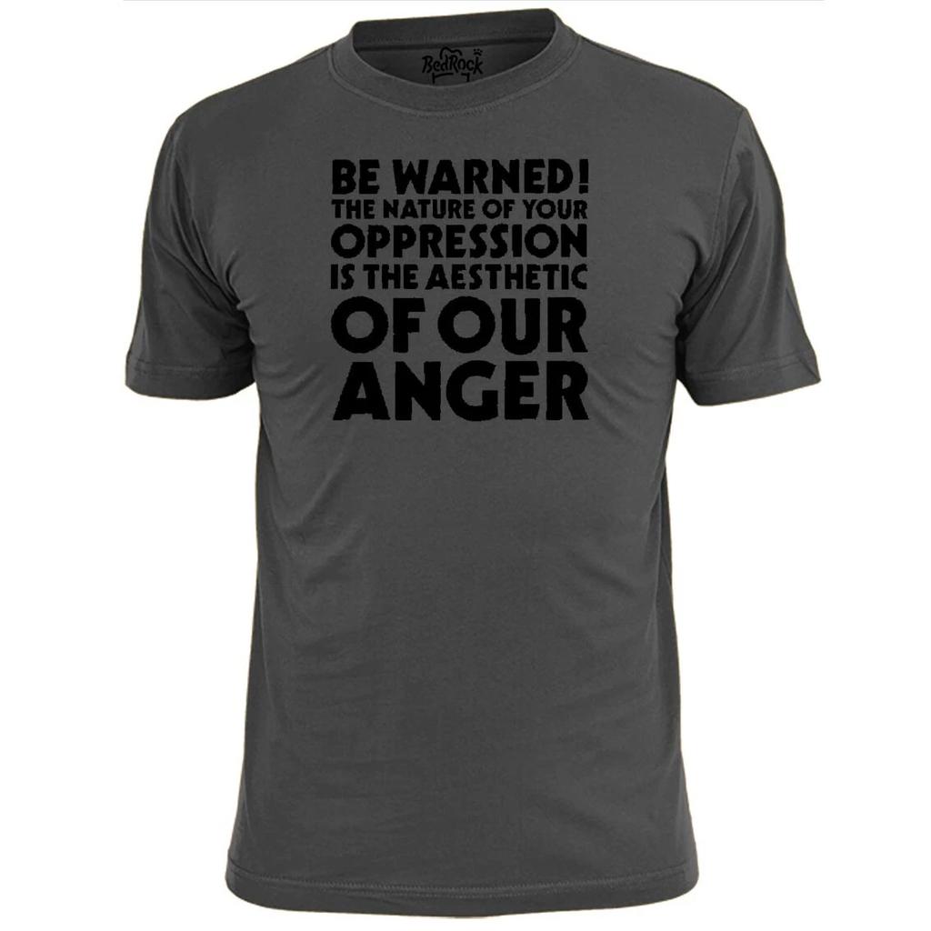 Mens Crass Be Warned The Nature Of Your Oppression Punk T Shirt