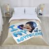 I Love My Boyfriend Mingi ATEEZ Kpop Blankets Coral Fleece Plush Textile Decor Soft Throw Blanket for Home Bedroom Quilt