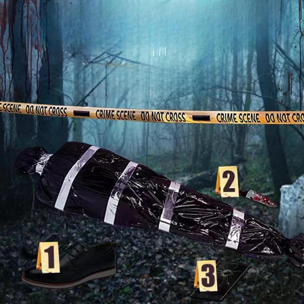 Halloweenská nafukovací figurína pro strašidelnou dekoraci na zahradě