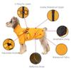 Pet Outdoor Dog Raincoat Reflective Waterproof Pet Spring Clothes Small Medium Dogs Hoodie Chest & Back Raincoat Accessories