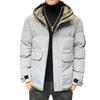 VICALLED Herren Winter Daunenjacke mit Kapuze, Wintermantel, Große Größen, Winddicht, Gefütterter Blouson, Winter Oberbekleidung