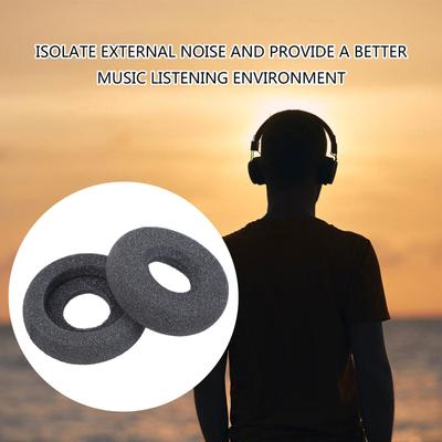 1Pair Ear Pad Replacement Foam Earpads Ear Cushions Sponges Cover Earmuffs for Jabra Biz 1100 1500 GN2000 Headphones