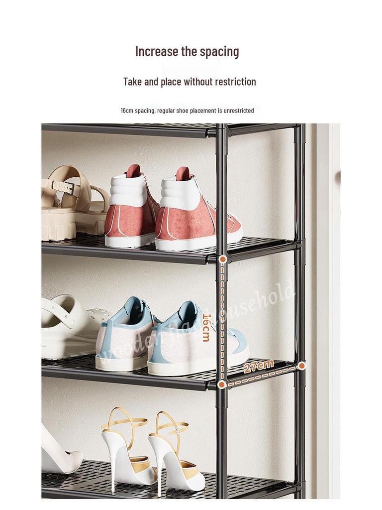 Multi-layer Space-saving Shoe Rack for Dorms and Homes