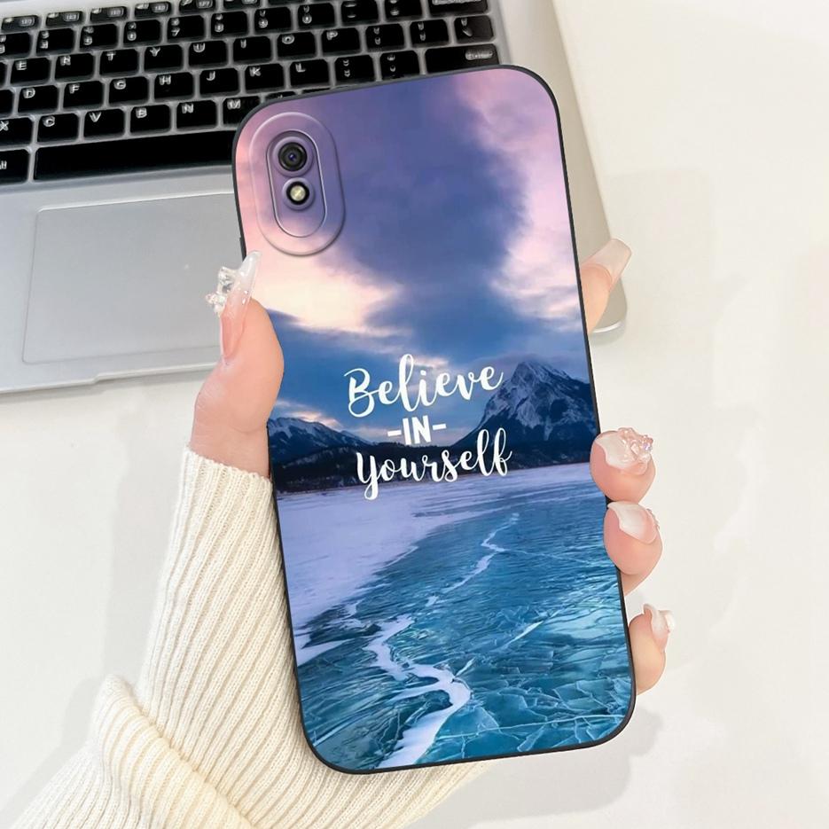 For Xiaomi Redmi 9A Case Luxury Flowers Candy Painted Cover 6.53'' Soft Silicone Phone Case For Redmi 9AT 9A Redmi9A Fundas Capa