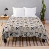 The Chinese Crested Dog Throw Blanket