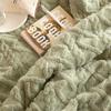 Winter Thickened Lamb Fleece Blanket Nap Office Shawl Air Conditioning Fleece Blanket Coral Fleece Sofa Blanket