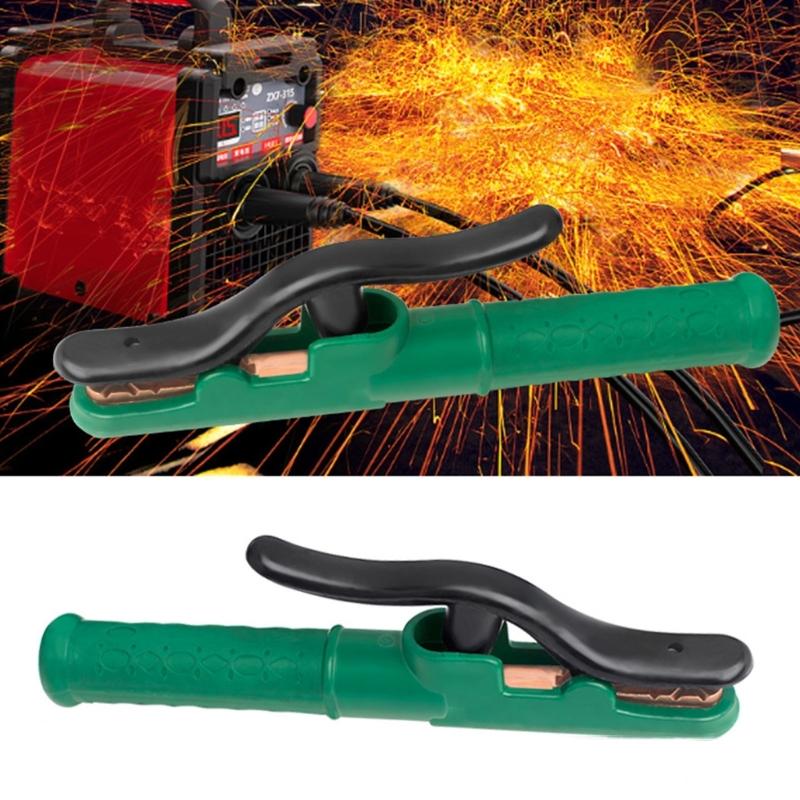 Heavy Duty Copper Welding Clamp 300/500/800/1000A Welding Electrode Holder, Non-Slip Handle for Safe Welding