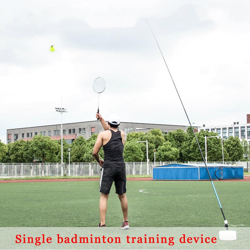Vaorwne Badminton Trainer Stretch Badminton Robot Racket Training Sports Self-Study Practice Machine Badminton Stroking