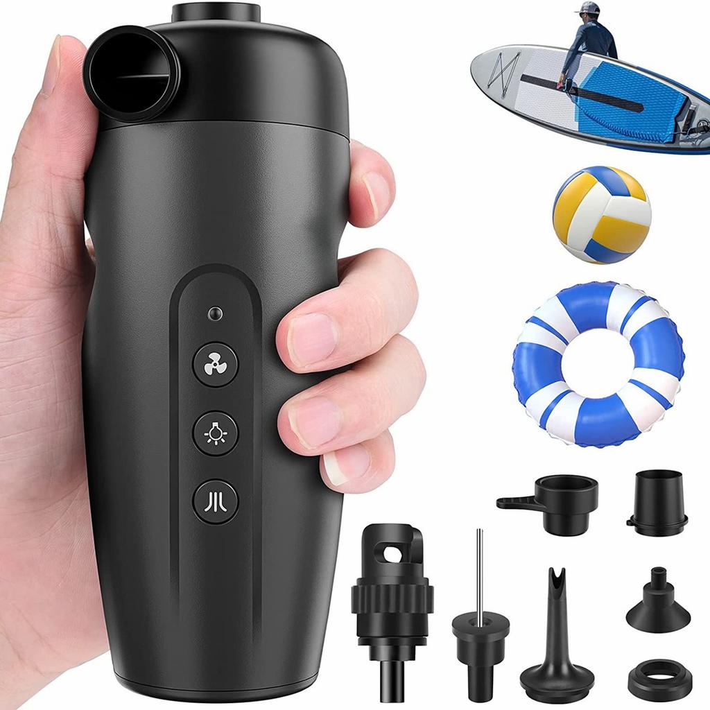 Car 20PSI Electric Inflation Pump Wireless Portable Car Outdoor Inflation Pump Air Inflator for SUP Stand Up Paddle Board Boat