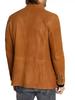 Genuine Lambskin Handmade Stylish Casual New Men's Brown Suede Leather Shirt Button Pure