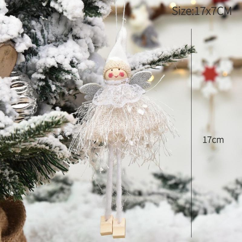 Angel Doll Merry Christmas Ornaments Christmas Decorations for Home Noel Natal Tree Decor Navidad Xmas 2025 New Year 2025 Gifts