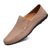 Casual Doudou Shoes Men's Shoes Leather Shoes Breathable Trend One Pedal Lazy Soft-soled Doudou Shoes