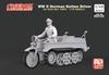 Freedom Model Kit 1/16 WWII German Sd.kfz.2 Kettenkraftrad Driver Figure Resin Kit FRE616001