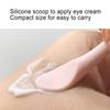 2pcs Eye Cream Applicator Stick Double Headed Silicone Jadestone Wrinkles Remove Eye Massage Tool Pink
