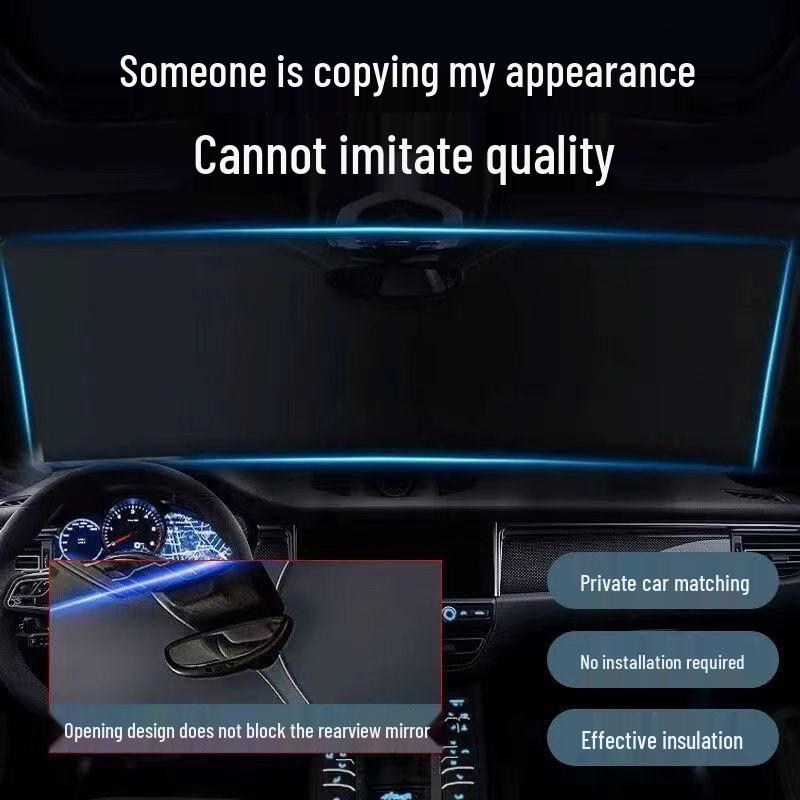 Parasolar Geely Galaxy L6/L7: Parbriz Față Protecție Căldură și Soare de Vară