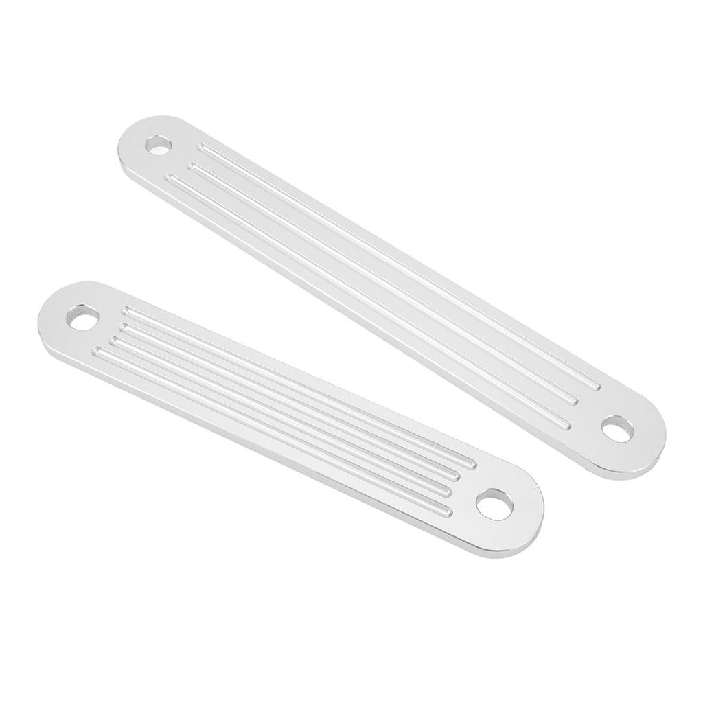 2PCS Transom Support Plate Kit for Boat Top and Lower Bolt Holes 3001.8067 Aluminum 15 X 2 Inches 12 X 2 In