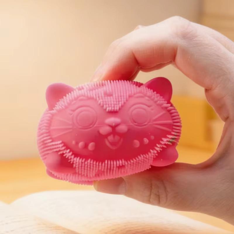 Schylling Needoh Süße Katze Squishy Spielzeuge Langsames Aufgehen Stressabbau Ball Sensorische Fidget Spielzeuge für Erwachsene Kinder Anti-Angst Sensorische Spielzeuge