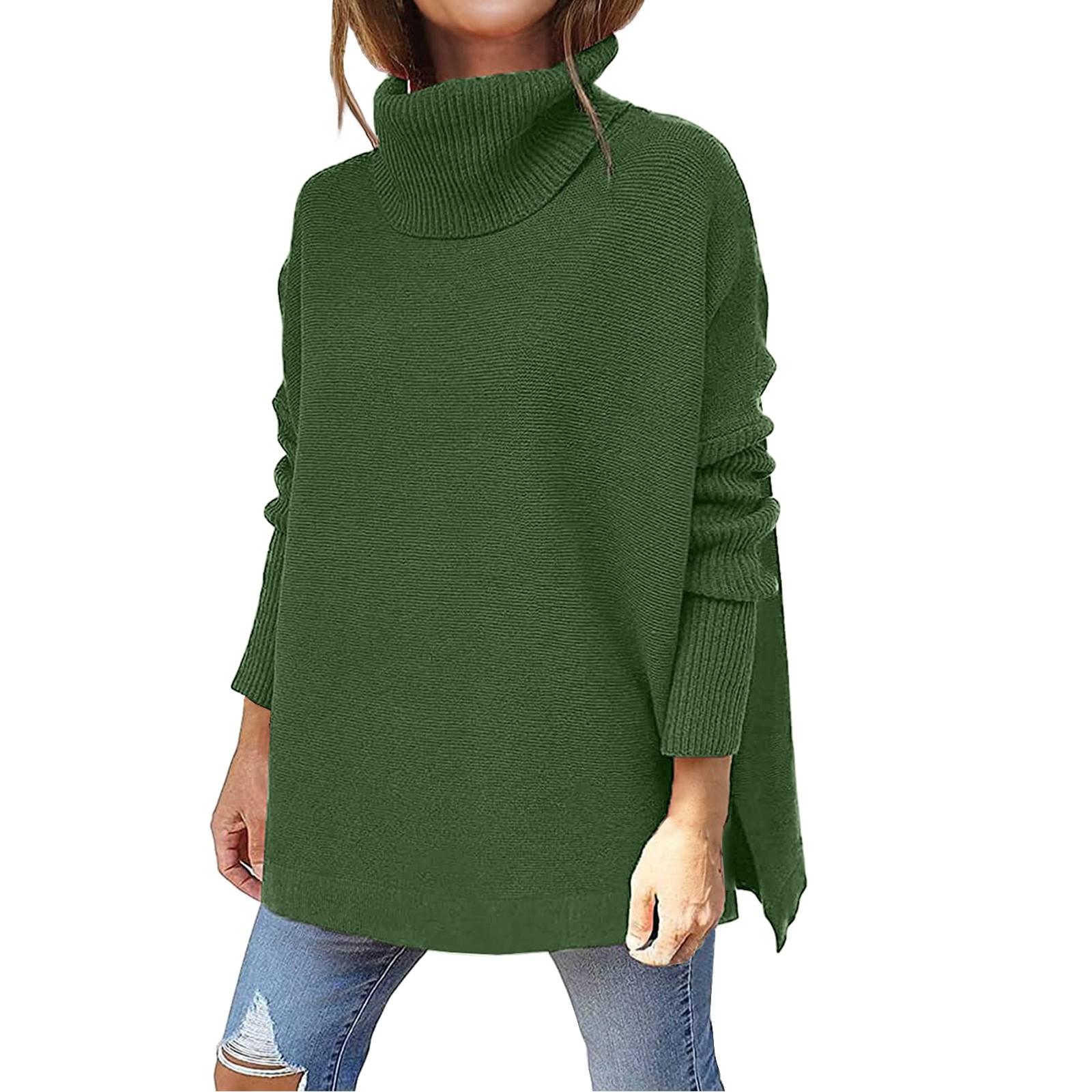 Женские модные топы средней длины с длинным рукавом и боковыми разрезами — фото 3