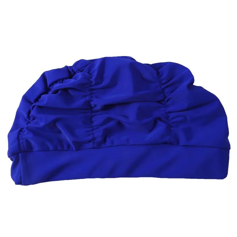 Ready Stocked PU Fabric Protect Ears Long Hair Sports Swim Pool Hat Swimming Cap Free Size for Men & Women AdultsHot Sell