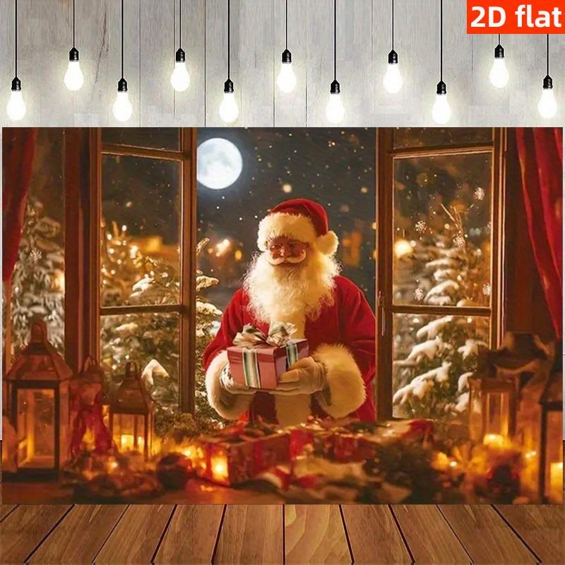 1Pcs Christmas Theme Event Pattern Decoration Background Winter Backdrop Decorations For Photo Studio Photo Booth Party