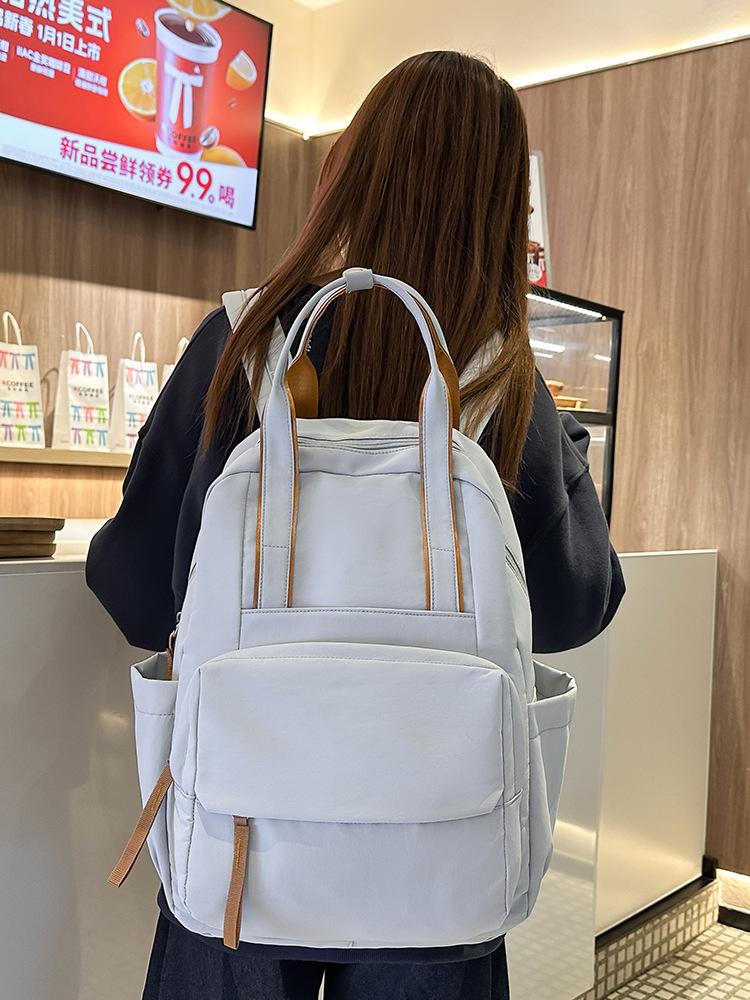 

Повседневный Портативный Многофункциональный Рюкзак для Компьютера Большой Вместимости Студенты Колледжа Новый Школьный Рюкзак для Путешествий серый