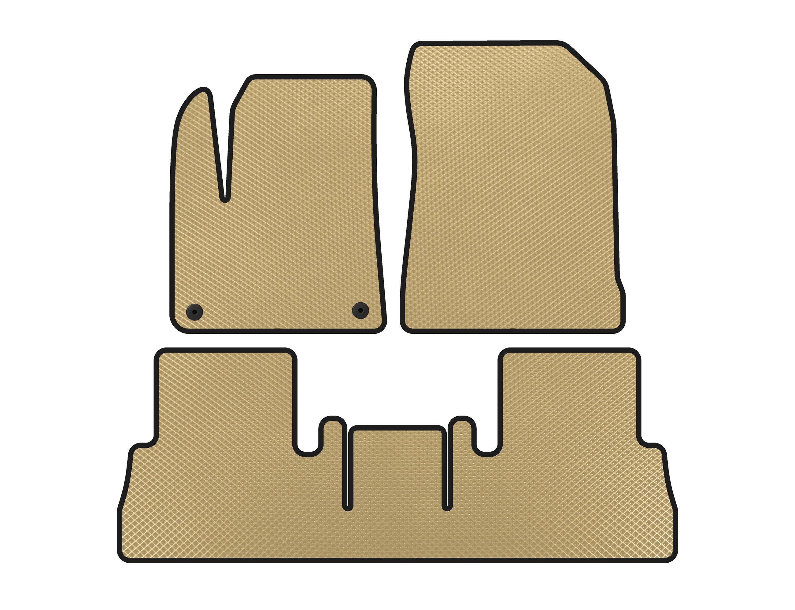 

EVA mats (Beige) for Citroen Berlingo/Multispace 2019-