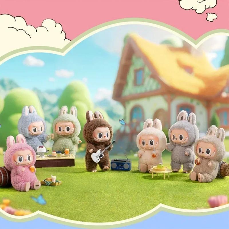 1:1 kvalitní kawaii monstrum labubu blinds box Series PVC labubu macaron přívěsek panenka monstrum klíčenka narozeninový svátek dětský dárek
