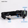 Aviator Outdoor Survival Bracelet with Fire Starter