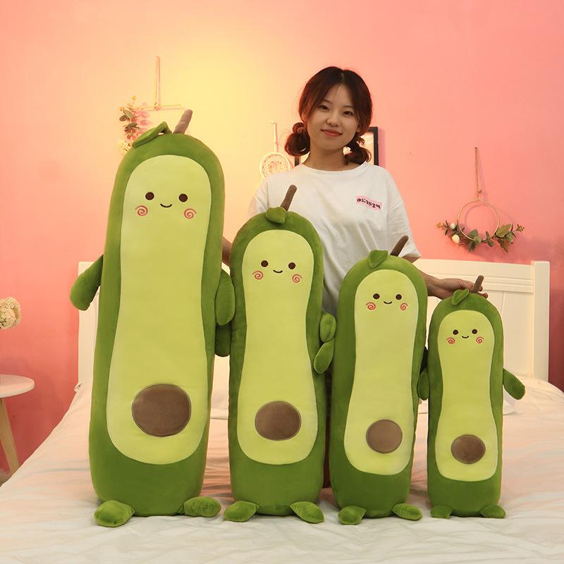 Avocado Plush Toys Lunch Break Long Pillow Large Size Doll Sleeping Pillow Rag Doll Doll Gift