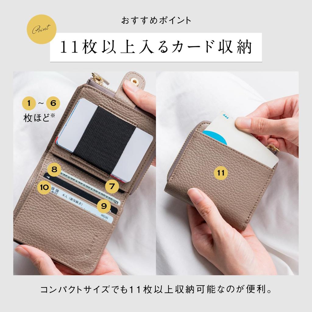 [Mura] RanovaSquare: A Storage Revolution Made Possible by Elastic, Women's Compact Mini Wallet, Genuine Leather, Pistachio Yellow