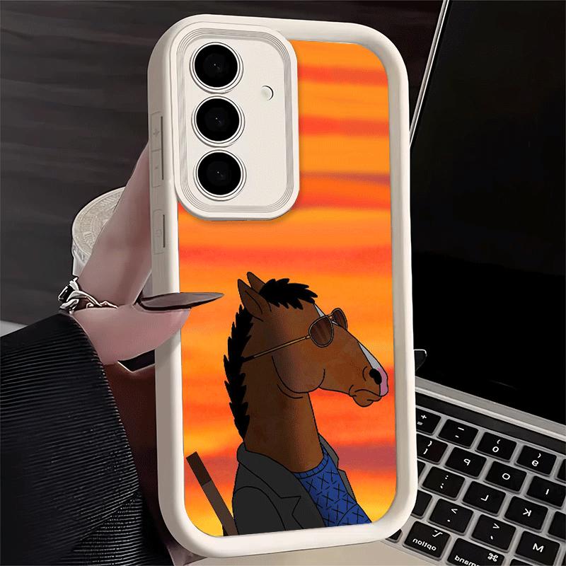 Phone Case for Samsung Galaxy A17 A16 A15 A14 A13 B-BoJack H-Horseman Funny A56 A36 A26 A55 A35 A25 A54 A34 A24 A53 A33 A23 A07