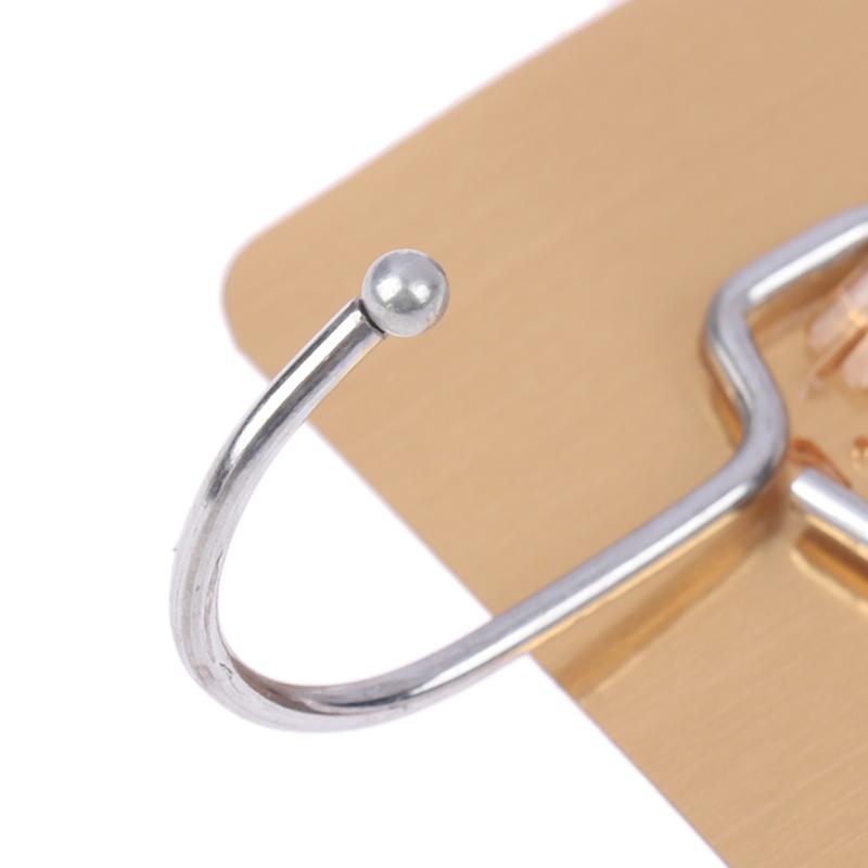 10Pcs Large Hooks Heavy Duty Waterproof Adhesive Wall Hooks Nail-Free Waterproof Wall Hooks For Kitchen Bathroom